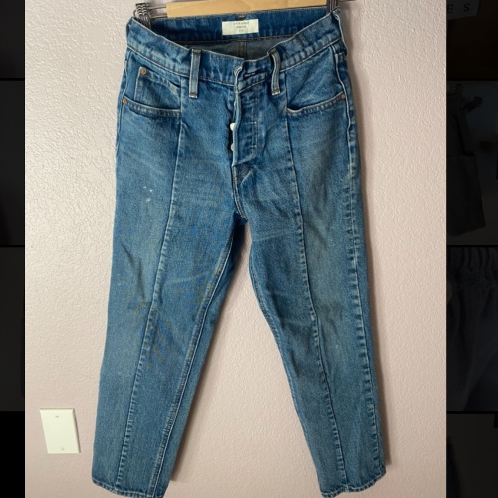 Levi’s Altered Straight high rise button fly Jean